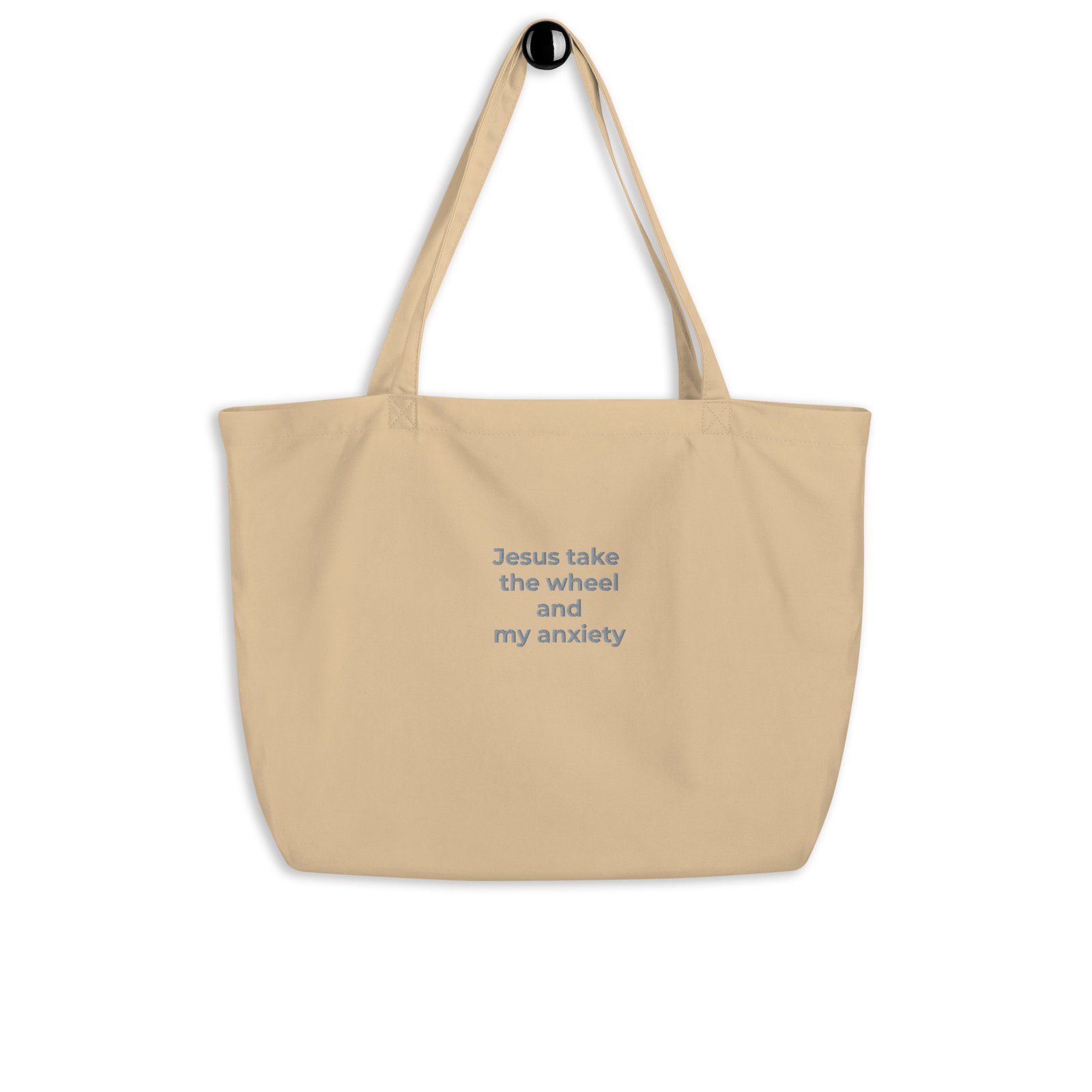 jesus take the wheel large tote bag jesus take the wheel large tote bag