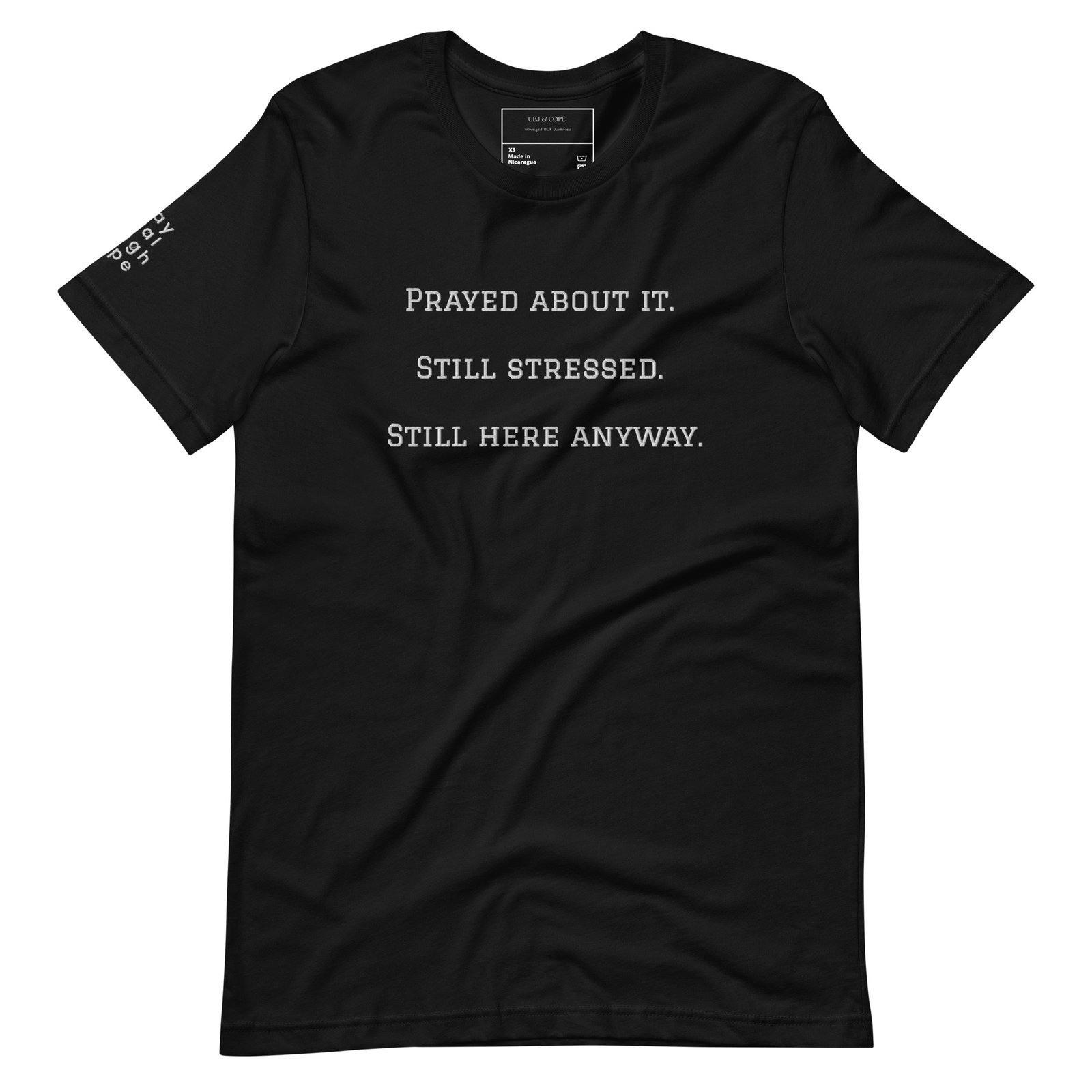 prayed about it. t shirt prayed about it. t shirt