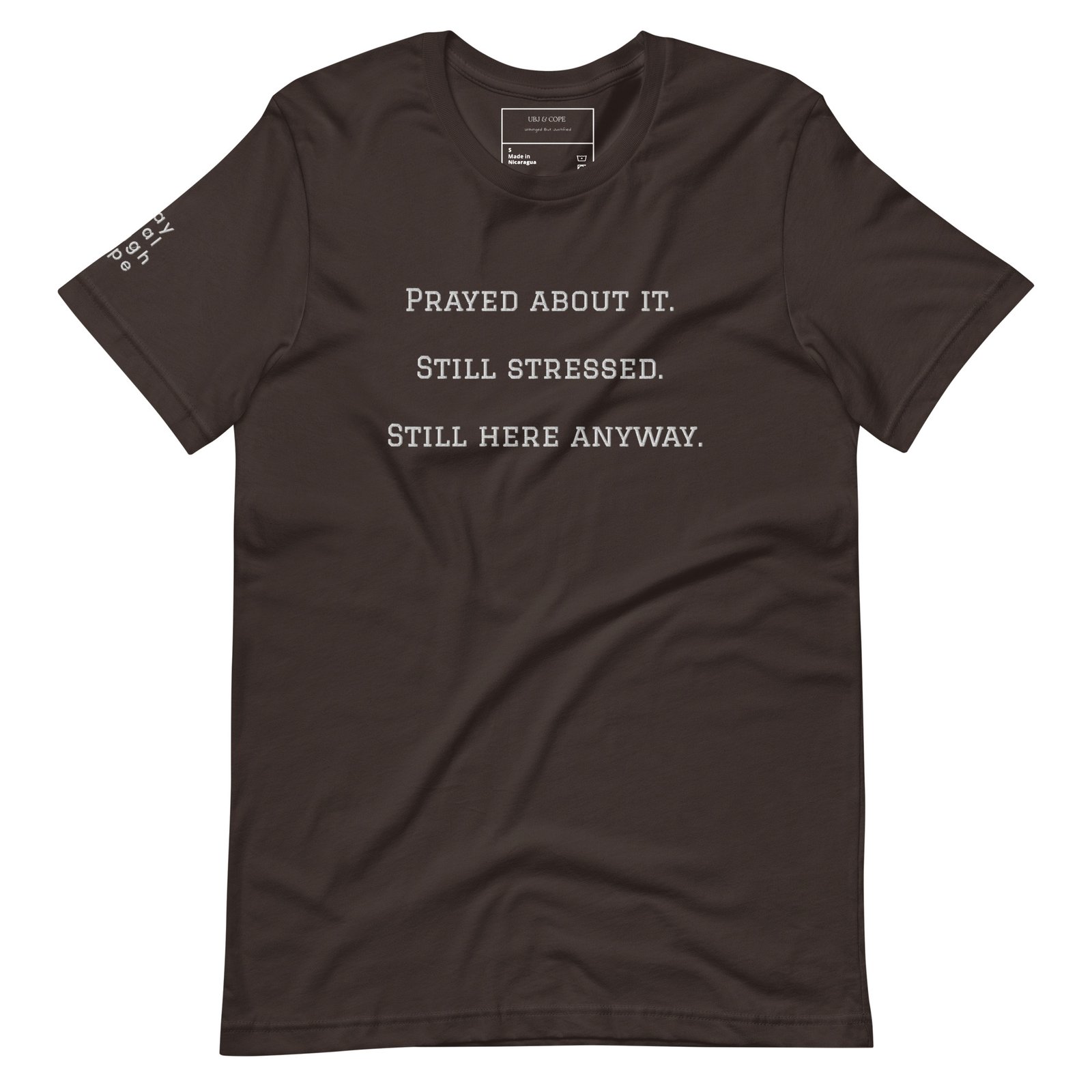 prayed about it. t shirt prayed about it. t shirt