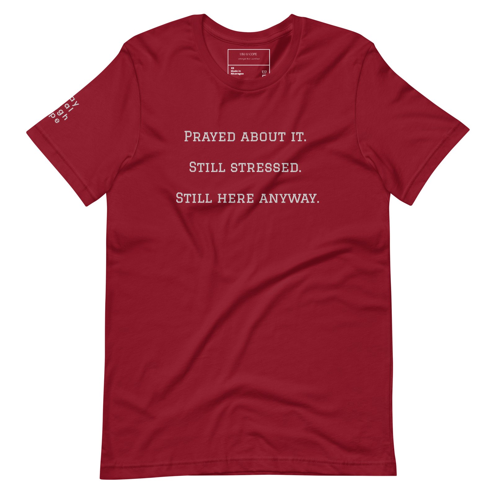 prayed about it. t shirt prayed about it. t shirt