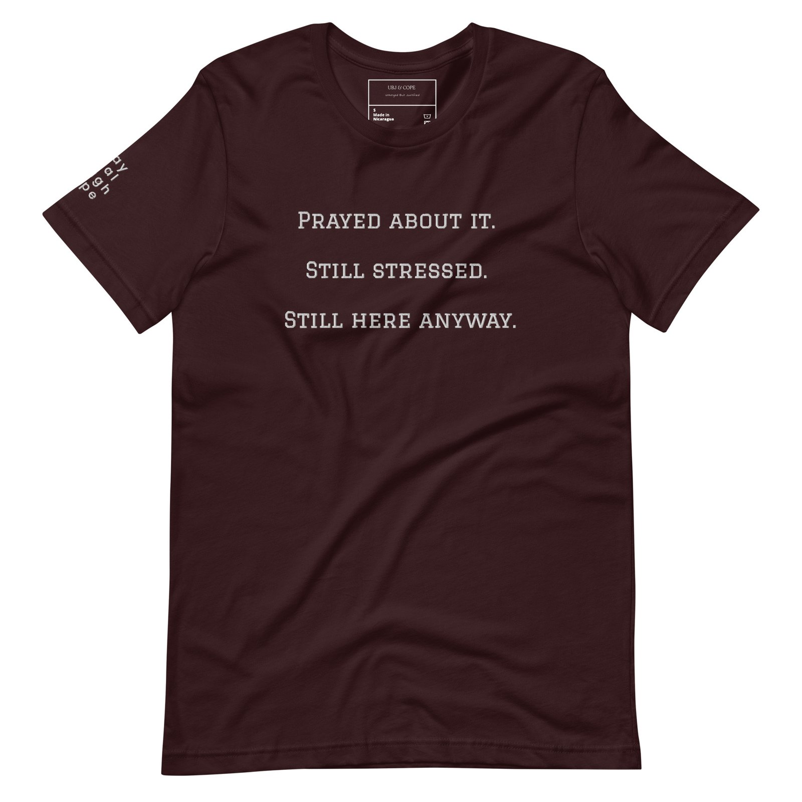 prayed about it. t shirt prayed about it. t shirt