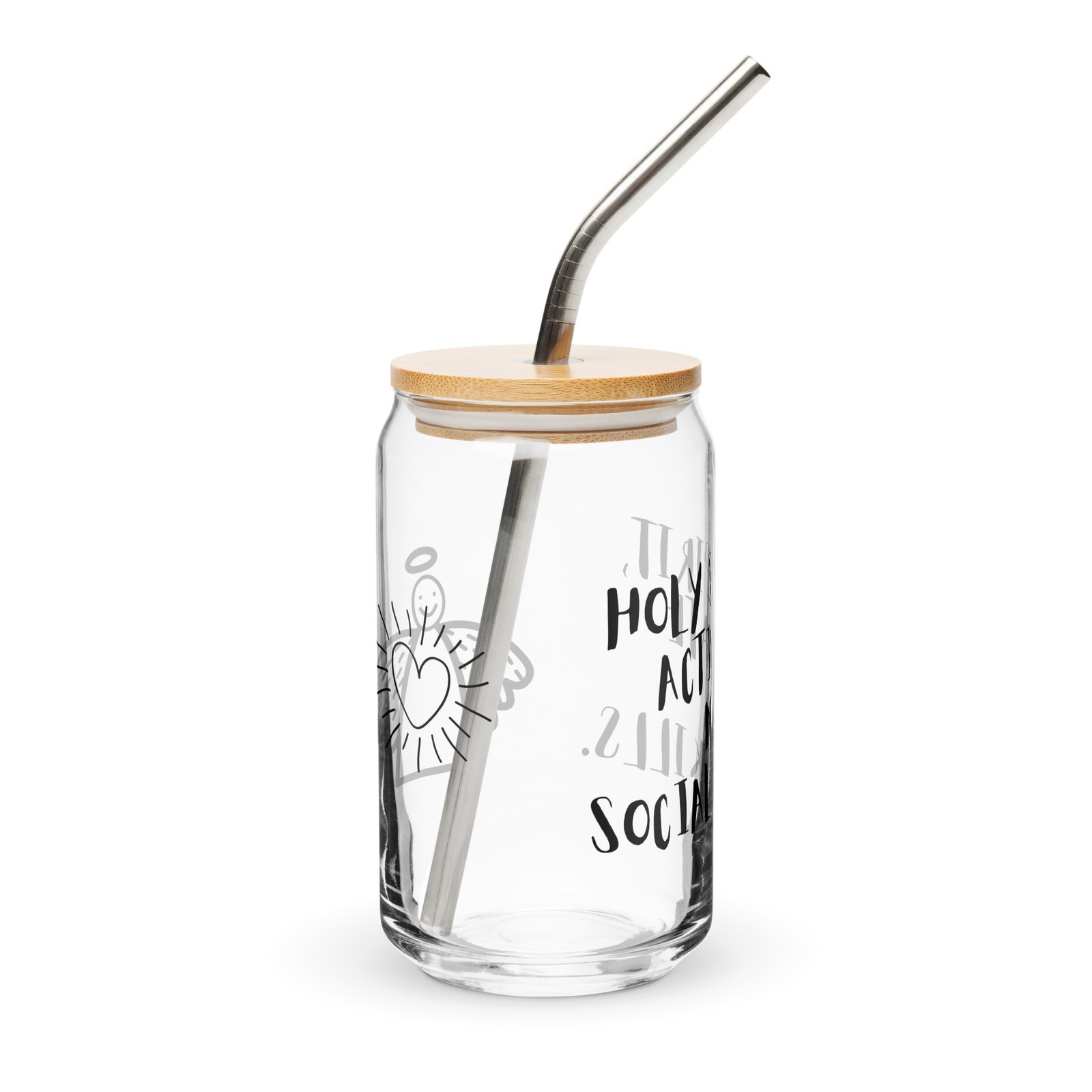 can shaped glass – “holy spirit, activate my social skills” | funny christian faith drinkware can shaped glass – “holy spirit, activate my social skills” | funny christian faith drinkware